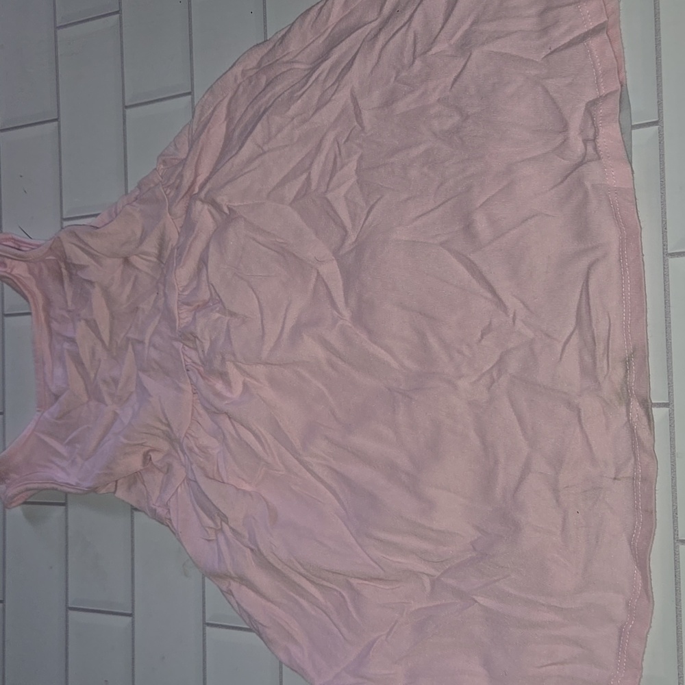 Disney Pink Dress with Princess Print. 3t - Picture 2 of 3